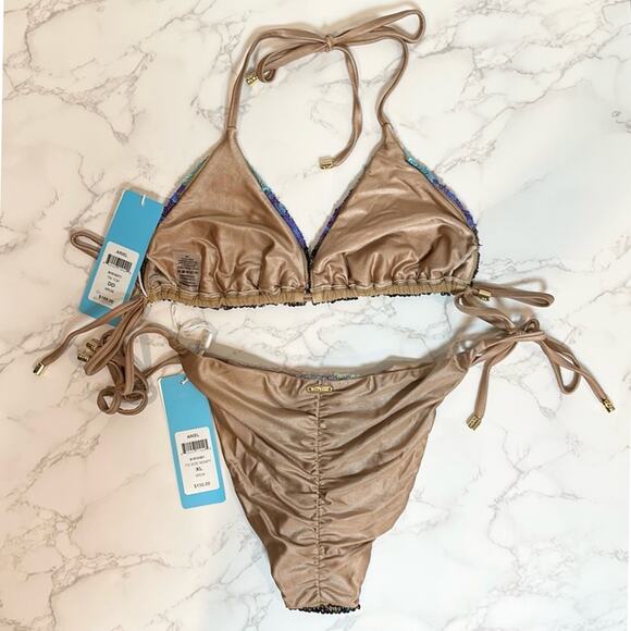 BEACH BUNNY Ariel Triangle Top & Tie Side Bottom  $298 - Picture 15 of 16